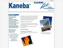 Tablet Screenshot of kaneba.co.nz